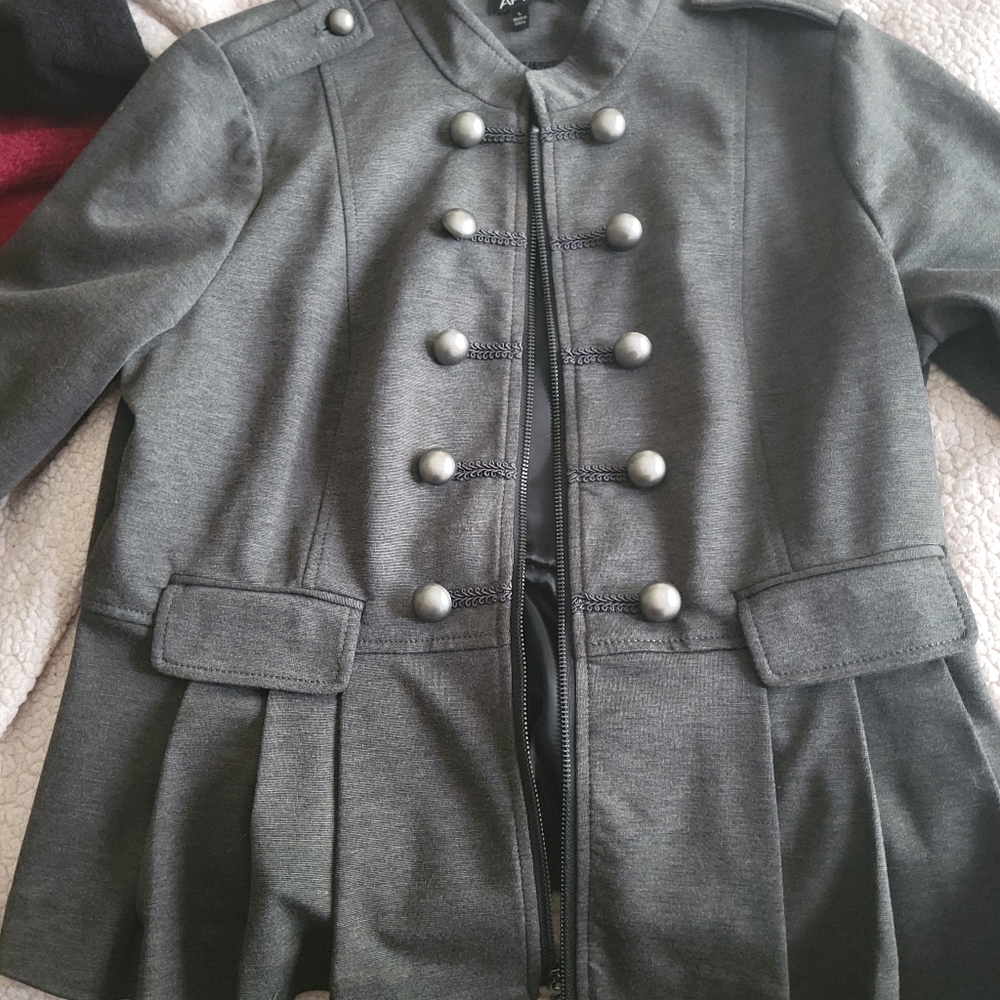 APT 9 Military Grey Jacket